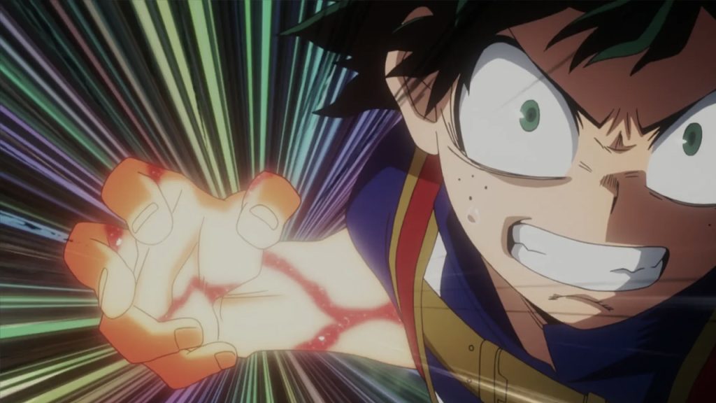 My Hero Academia reveló los efectos secundarios de Gearshift, la nueva técnica máxima de Deku.