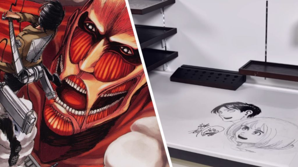 Autor de Attack on Titan subastará el escritorio donde creaba la serie