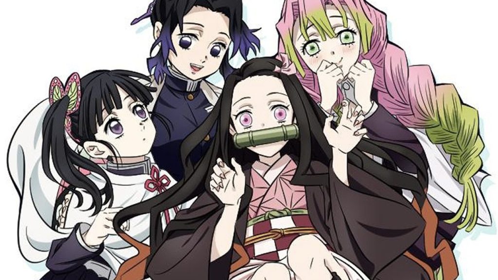 Las chicas de Demon Slayer están listas para el 14 de febrero.