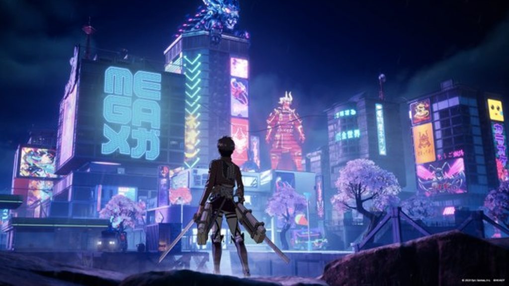 Eren Jeager debutará en Fortnite con todo y el equipo de maniobras, gracias al cual atravesará la ciudad neón como si fueran los muros de Eldia.