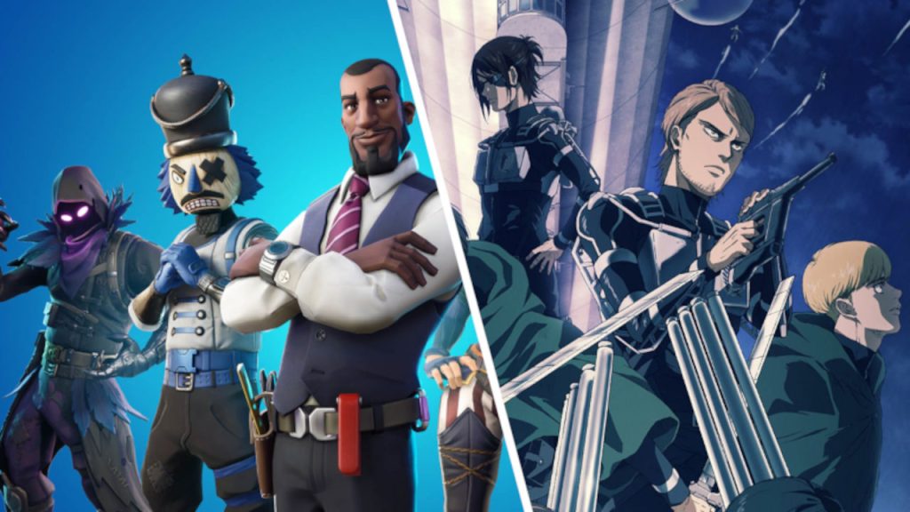 Fortnite estaría por anunciar colaboración con Attack on Titan