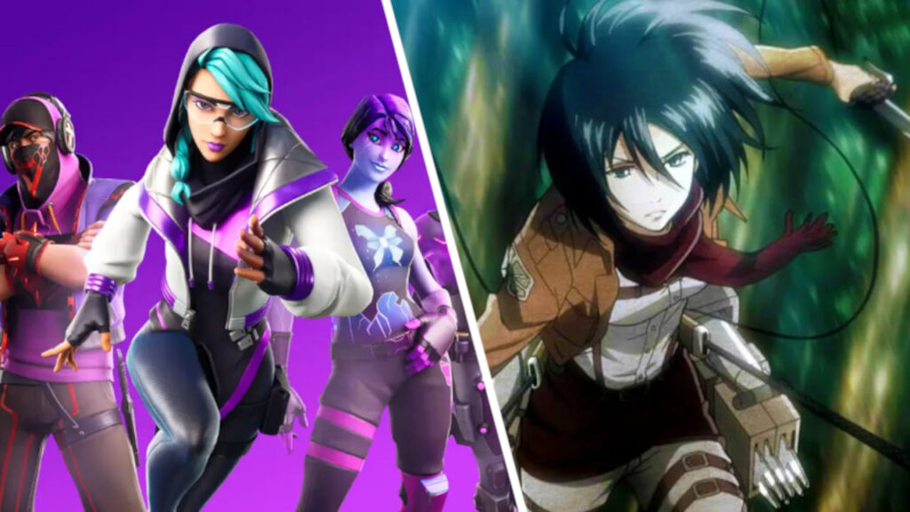 Fortnite revela que tendrá skins de Levi y Mikasa Ackerman