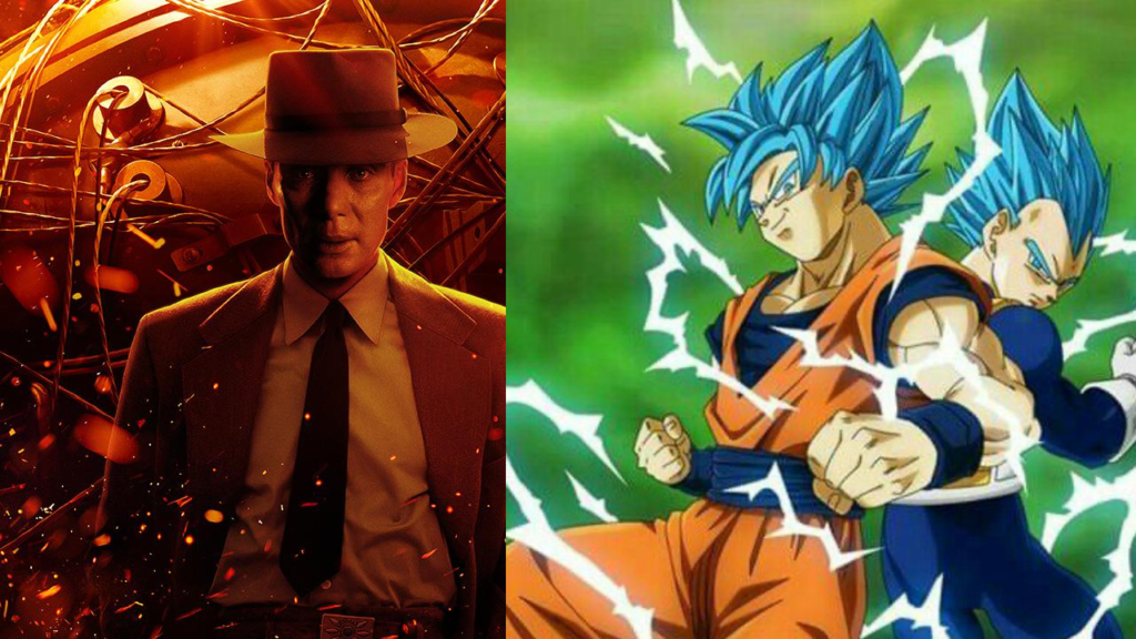 Oppenheimer derrotó de la manera más extraña a Dragon Ball Super en las salas de cine, sin siquiera haber llegado su estreno.