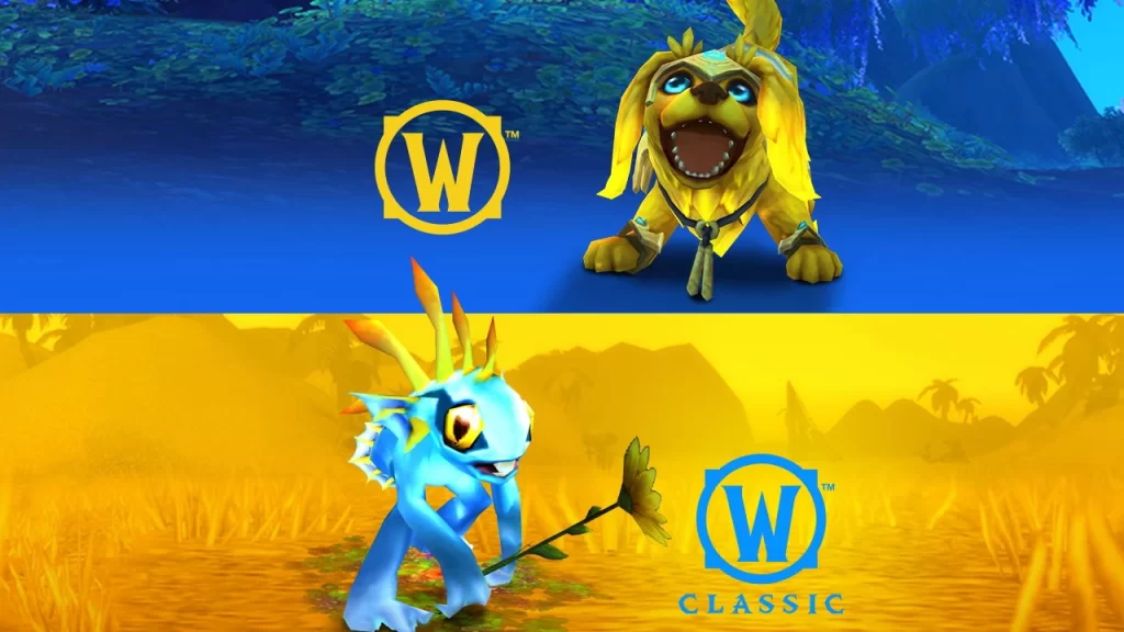 Blizzard lanza un nuevo proyecto de BlueCheck a favor de Ucrania. En esta ocasión los jugadores podrán adquirir mascotas para World of Warcraft.