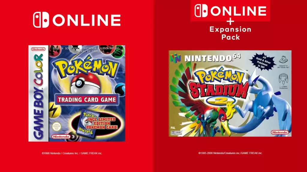 Nintendo Switch Online agrega dos juegos clásicos de Pokémon a su catálogo