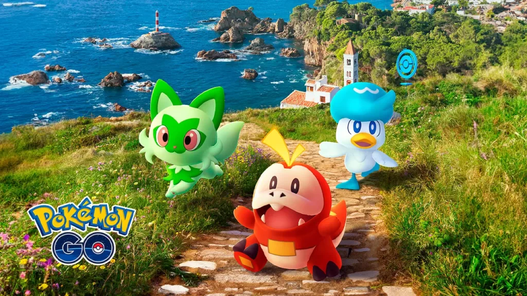 Pokémon GO con los starters de Paldea