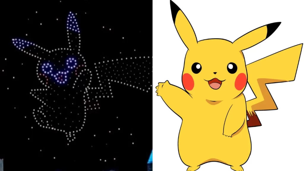 Pokémon celebró un espectáculo de drones en la sede del torneo de TGC, el popular juego de cartas, éste se celebró en China y fue asombroso.