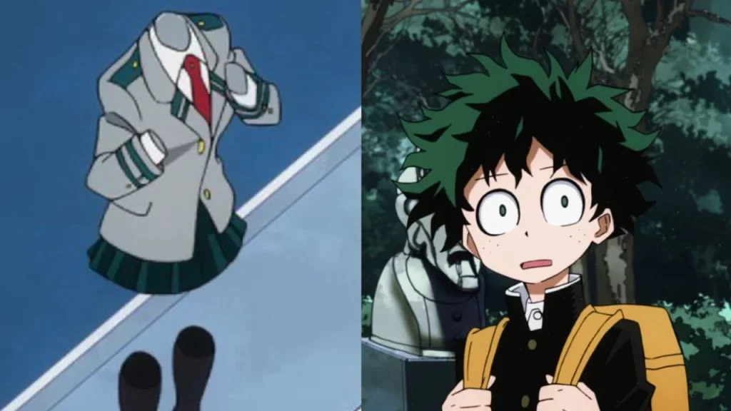 Hagakure es presentada por primera vez, a todo trazo, en My Hero Academia. Ahora somos capaces de ver a la heroína por completo.