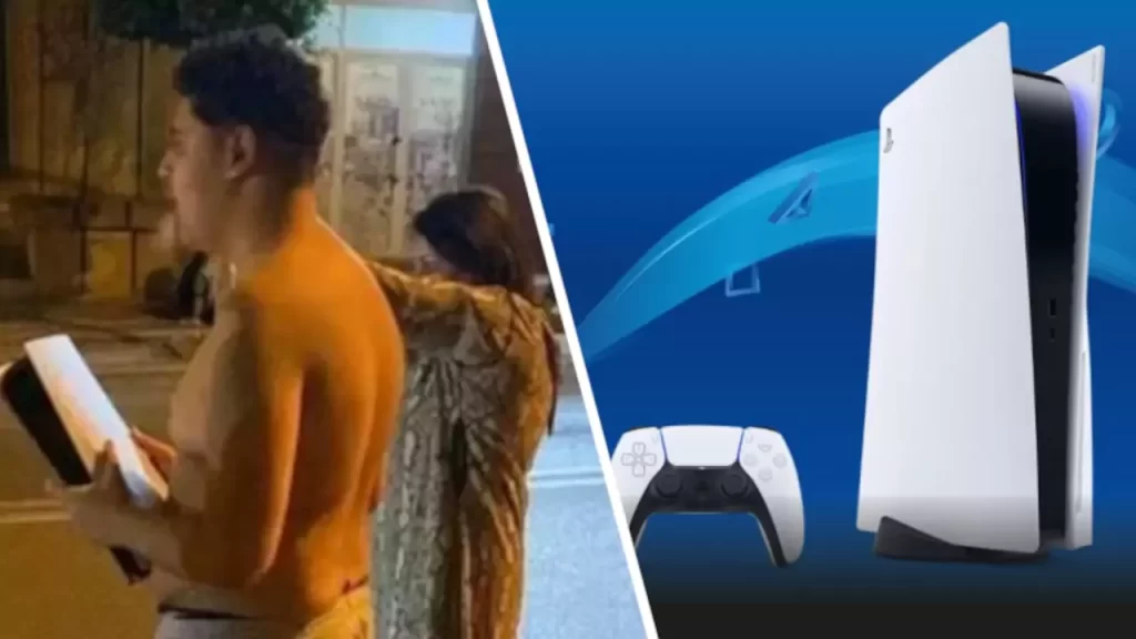 Logra salvar su PS5 en medio de terremoto