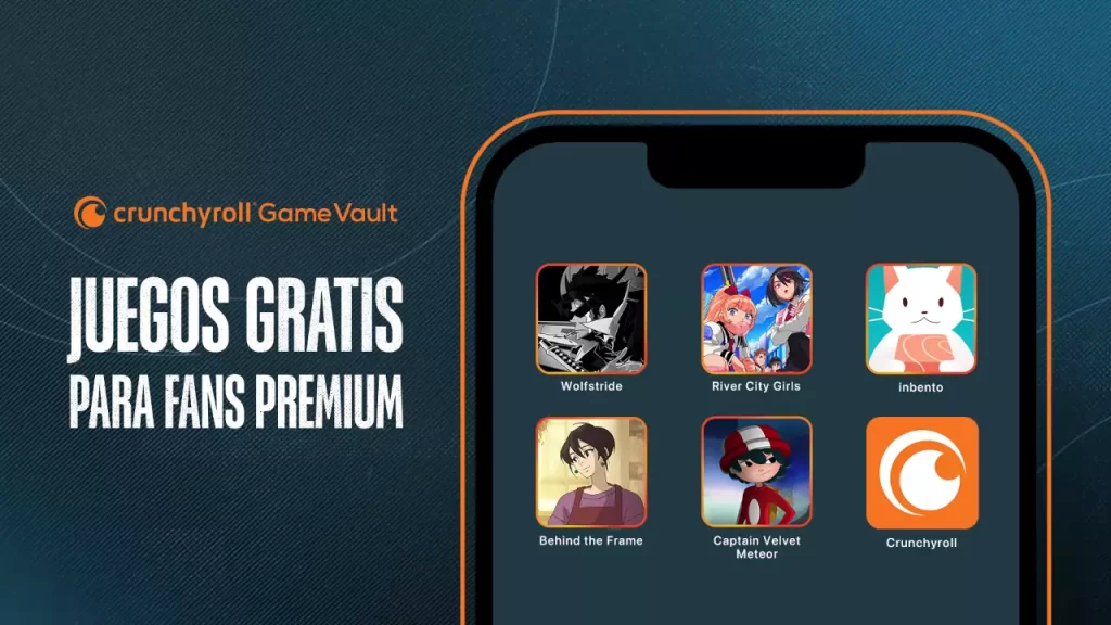 Crunchyroll ahora ofrecerá juegos gratis para sus suscriptores
