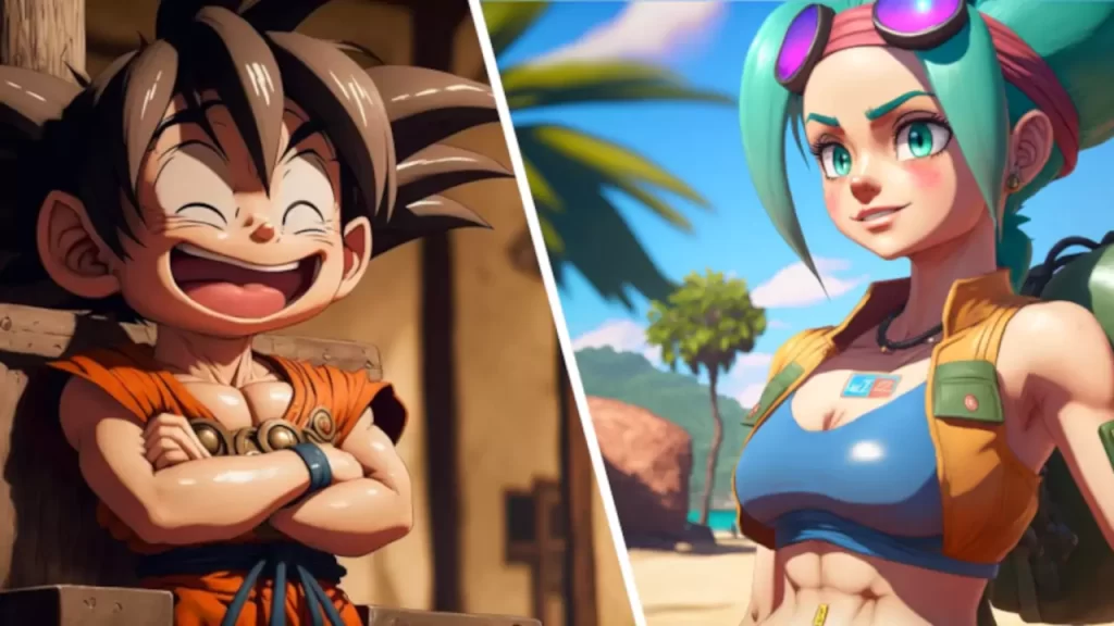 IA vuelve a hacer de las suyas y crea extraños diseños de los personajes de Dragon Ball