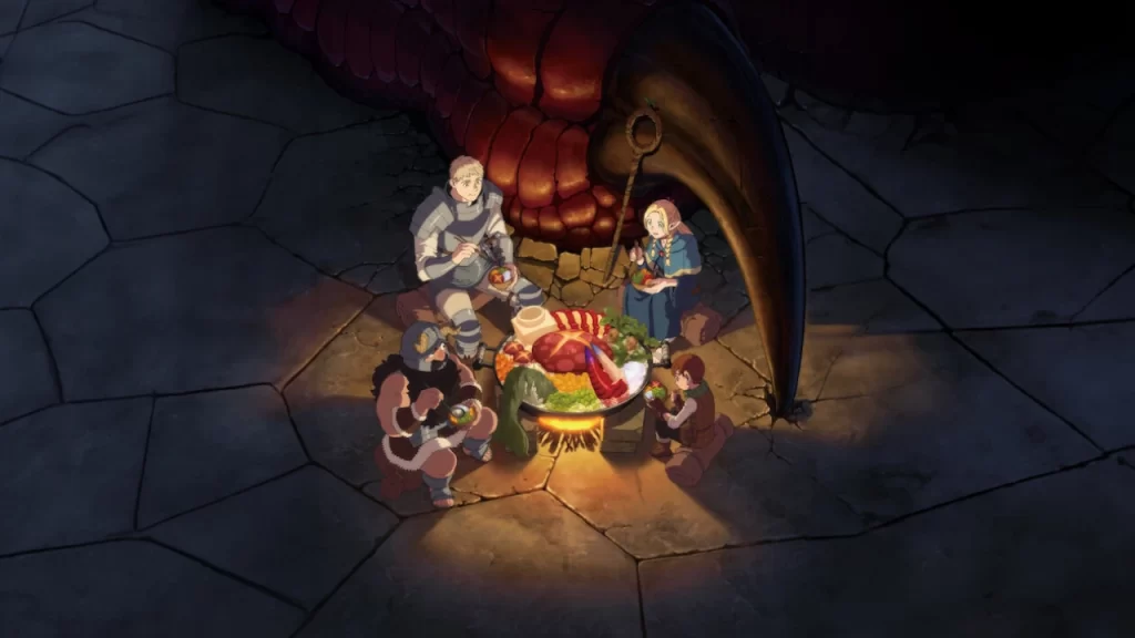 Delicious in Dungeon es el innovador anime que traerá risas y aventura; te llevará desde la caza de un dragón hasta su degustación.