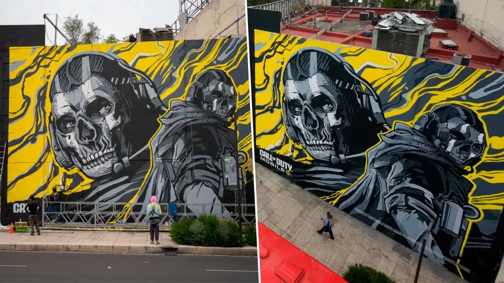 Call of Duty: Mobile mural México Mike Sandoval
