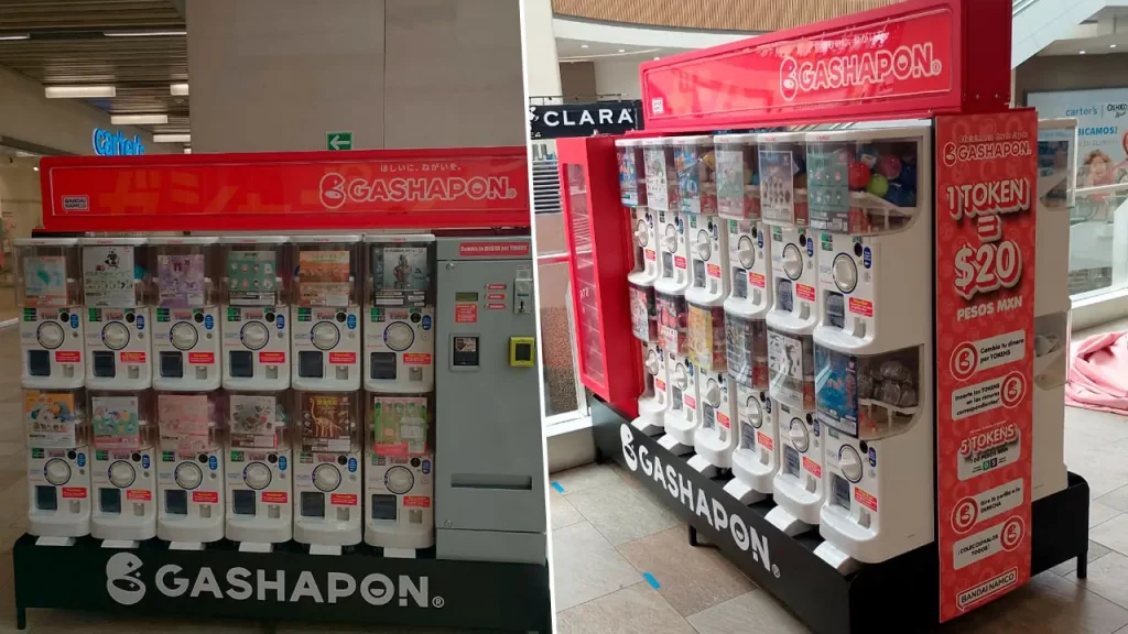 Máquinas de Gashapon en la Ciudad de México