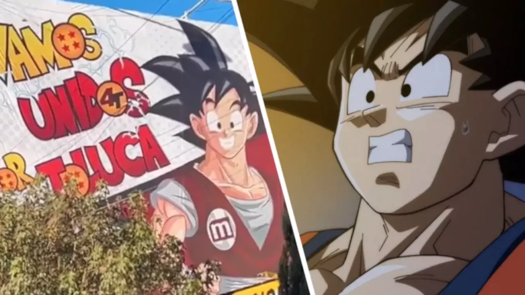 Morena se siente bien Otaku y usa a Goku para promocionarse
