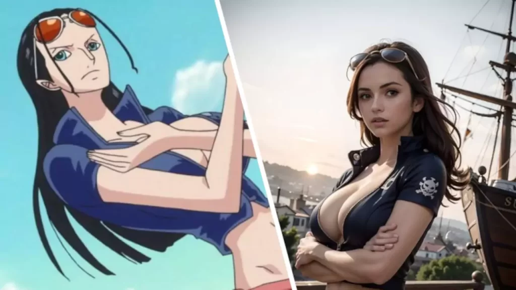 One Piece: Nico Robin se vuelve real con esta versión creada por una IA