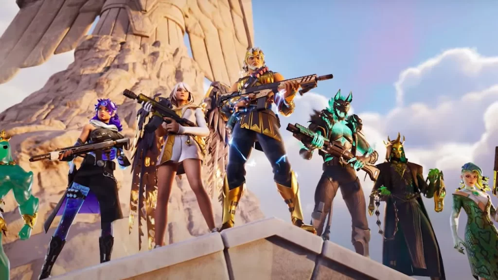 Fortnite agrega dioses a su nuevo pase de batalla