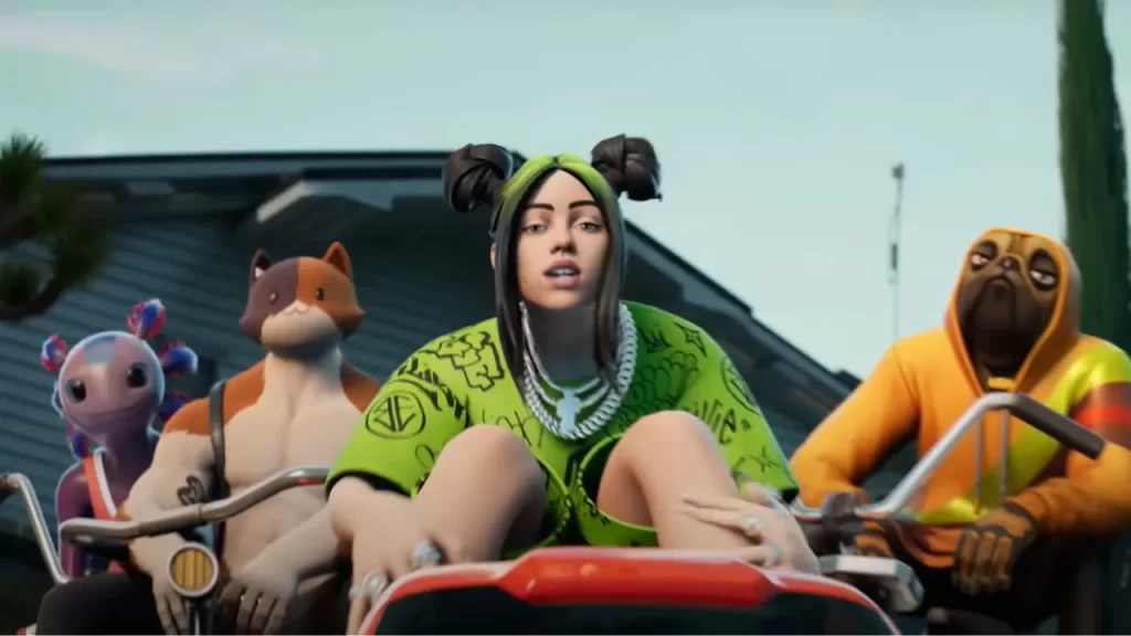 Billie Eilish en Fortnite Festival
