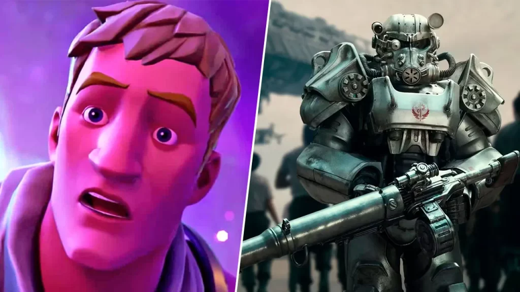 Ya tenemos el primer vistazo entre Fortnite y Fallout