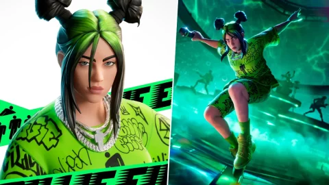 Bilie Eilish en Fortnite Fetsival