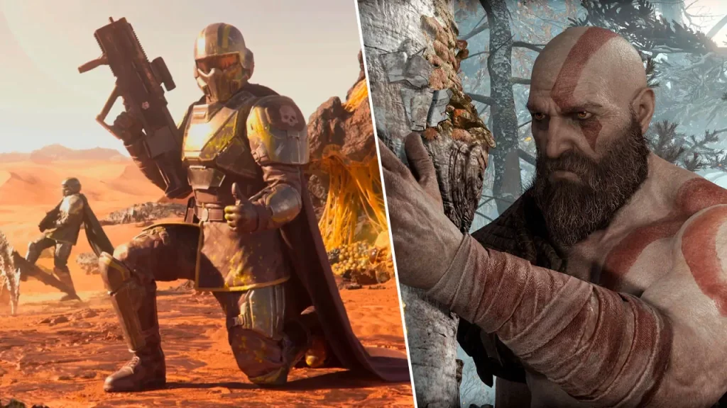 Helldivers 2 supera a God of War Ragnarok