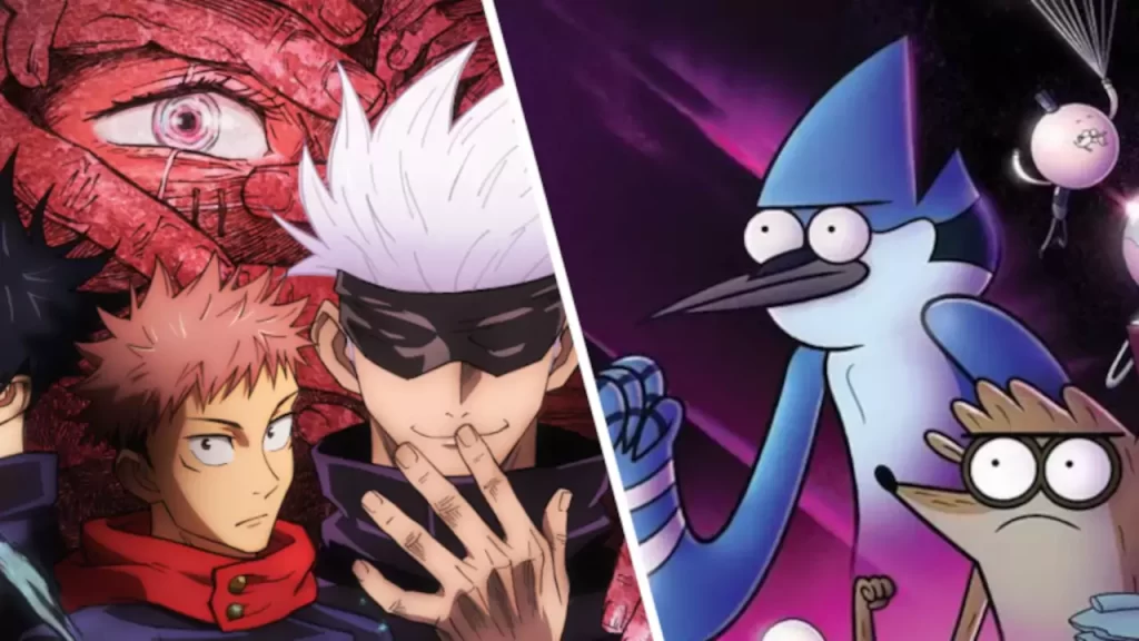 Jujutsu Kaisen y Regular Show de Cartoon Network muestran una colaboración notable