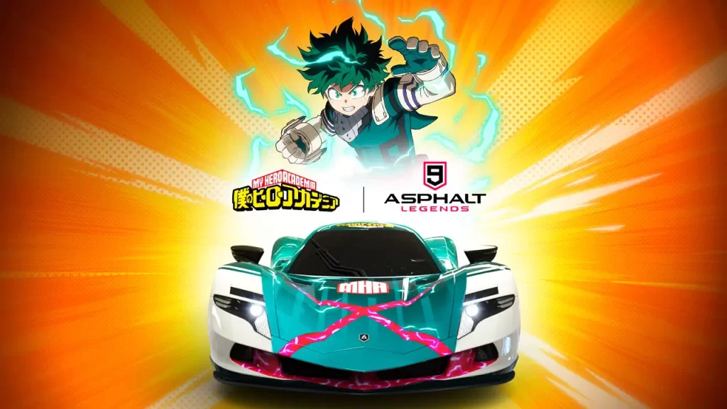 Asphalt 9 anuncia colaboración con My Hero Academia