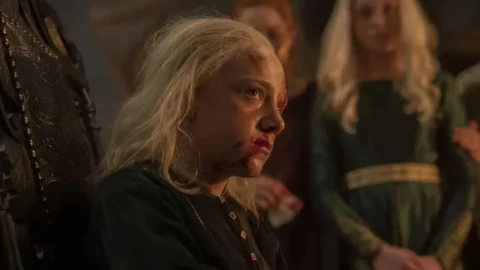 House of the Dragon no es tan gráfica como el libro.