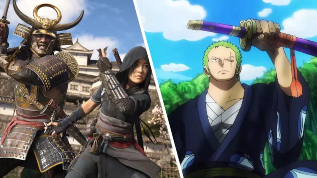 Assassin's Creed Shadows ahora es acusado de robarse una espada de One Piece