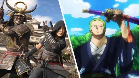 Assassin's Creed Shadows ahora es acusado de robarse una espada de One Piece