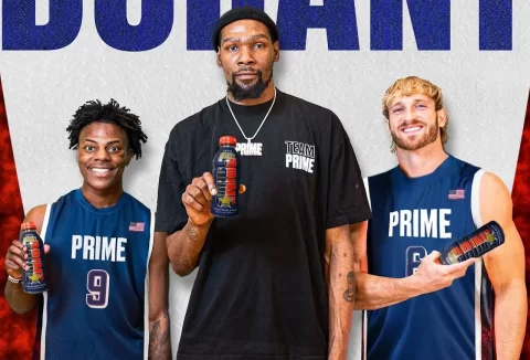 PRIME Kevin Durant Logan Paul y KSI