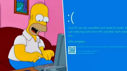 Windows se cae y la gente hace memes