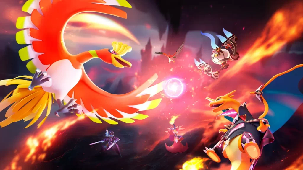 Pokémon Unite tercer aniversario Ho-Oh
