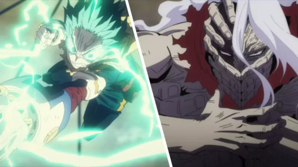 Creador de My Hero Academia celebra la batalla de Midoriya vs. Shigaraki con nuevo arte