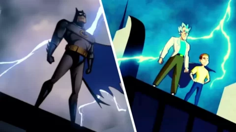 Rick y Morty recrean la clásica introducción de Batman: La serie animada
