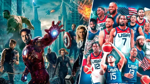 Lebron equipo Avengers
