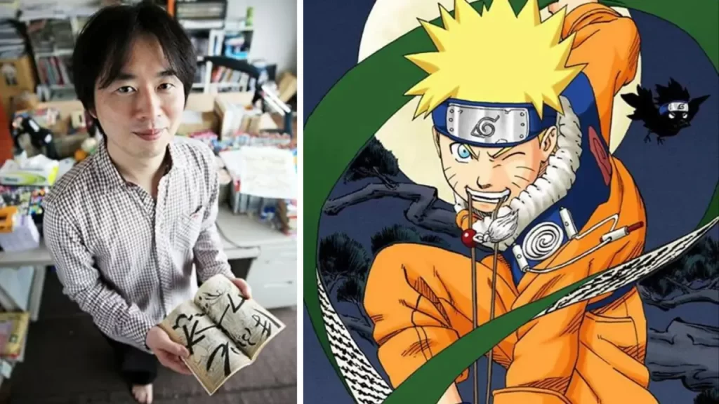 Creador de Naruto y fotograma del anime