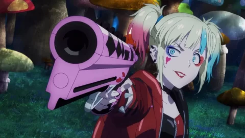 Fotograma de Harley Queen en Suicide Squad Isekai