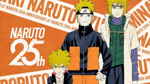Naruto celebra su 25 aniversario con video especial y regalos para los fans