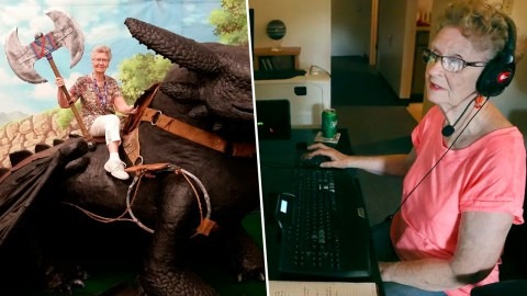 Abuelita de Skyrim deja los gameplays