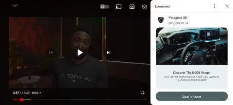 youtube pausa anuncios megaoscar900