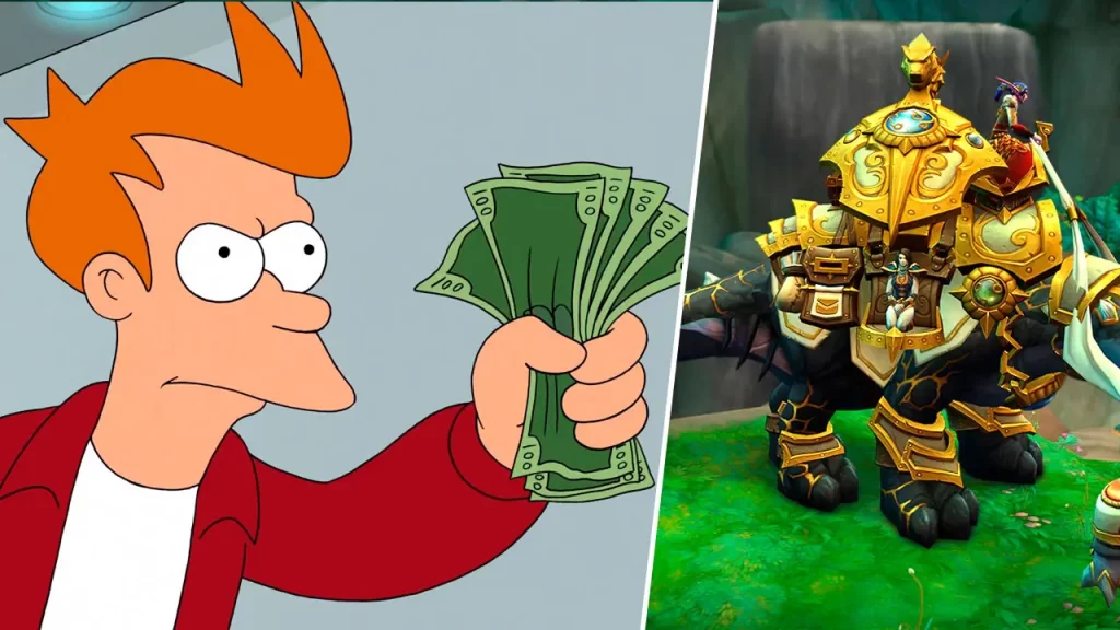 World of Warcraft vende una montura en 90 dólares