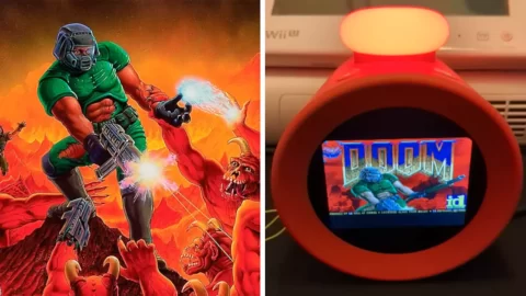 Levántate con los disparos de Doom en Alarmo, el despertador de Nintendo
