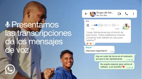 Transcribir mensajes de voz a texto WhatsApp