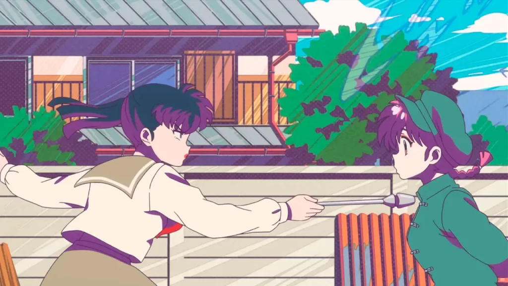 Ranma se enfrenta a Kodachi