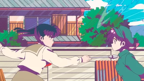 Ranma se enfrenta a Kodachi
