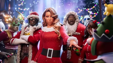 Fortnite se pone Navideño con el más famoso meta meme