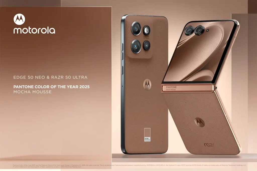 motorola Pantone 17-1230 Mocha Mousse