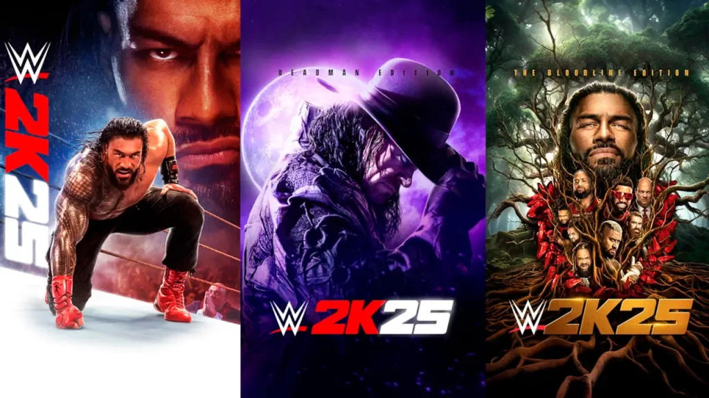 WWE 2K25 es anunciado y estas son sus portadas