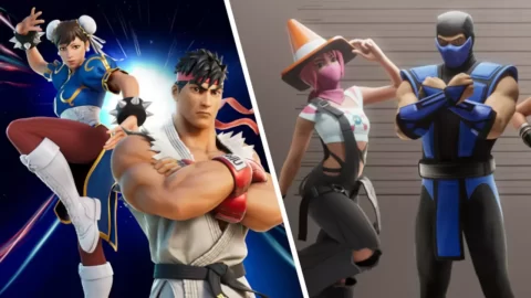 Fortnite nos dará por fin el crossover de ensueño entre Street Fighter y Mortal Kombat